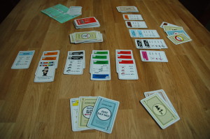 Three sets wins Monopoly Deal!