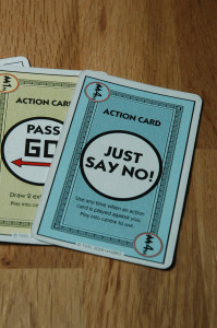 The Just Say No! card, Monopoly Deal’s Cancel button